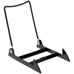 Gibson Holders 3PL Adjustable Black Wire and Black Acrylic Display Easel, 3.875" W x 5.375" D x 5.25" H