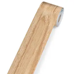 Light Wood Grain Rolled Borders Straight Grow Together
