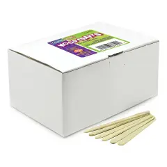 Economy Regular Craft Sticks, Natural, 4-1/2" x 3/8", 1000 Pieces