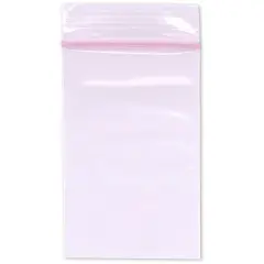 Plymor 2" x 3" (Pack of 100), 2 Mil Anti-Static Zipper Reclosable Plastic Bags