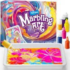 Kits Marbling Paint for Kids, Metallic