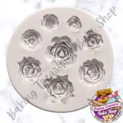 Roses Silicone Mold 8 Cavity