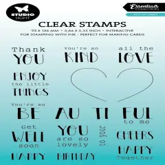 Studio Light Essentials Clear Stamp-Nr. 636, Pop-Up Cards