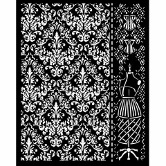 Stamperia Stencil 7.87"X9.84"-Brocante Antiques Mannequin