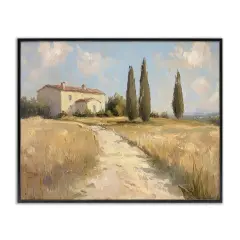 Stupell Industries Country Villa Path Framed Giclee Design by Petal Prints Design
