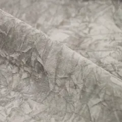 1 Yard Crushed Velvet Flocking Fabric for Upholstery Home Decor Drapery Crafts 58/60" Width Silver