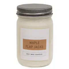 Maple Flap Jack Jar Candle with Sweet Maple Syrup Scent and Long Burn Time