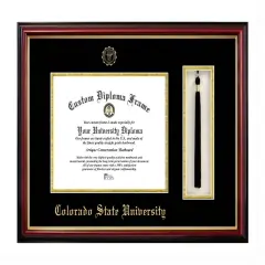 Colorado State University 11w x 8.5h Tassel Box and Diploma Frame