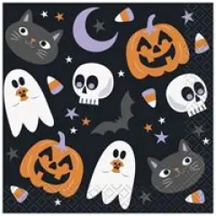 Halloween Night Beverage Napkins 16ct