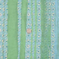 1 Yard Green Rayon Nylon Poplin 57/58" Width Lightweight & Durable Apparel Fabric for Dresses & Blouses