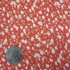 Coral Rayon Crinkle Crepon 1 Yard Fabric 50/52" Lightweight Textured Apparel