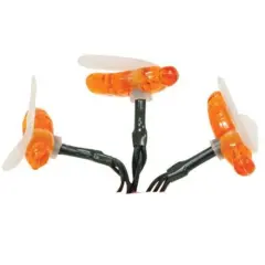 10ct LED Bee String Lights with Timer &ndash; Battery Operated for Indoor/Outdoor Whimsical Decor