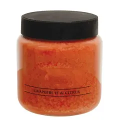 Grapefruit Citrus Jar Candle &ndash; Dual Wick, 80&ndash;100 Hour Burn Time