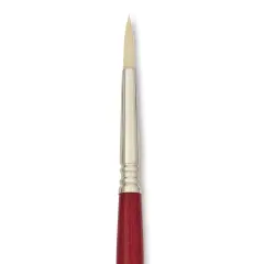 Escoda Marfil Synthetic Bristle Brushes - Series 4475 Round, Size 6, Long Handle