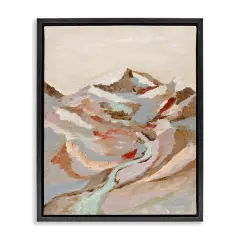 Stupell Industries Earthen Tones Landscape Floater Framed Canvas Wall Art Design by Nikita Jariwala