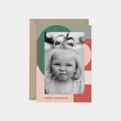 Big Geo Holiday Photo Card XIII