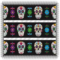 Dia De Los Muertos Day of the Dead Halloween 2 Celebration Birthday Cake Borders Designer Prints Edible Cake Decoration