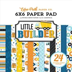 Echo Park Little Builder 6x6 Paper Pad