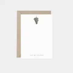 Grapes Botanical Invitation Cards