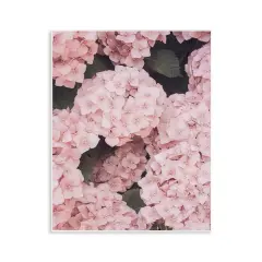 Stupell Industries Pink Hydrangea Blossoms Wall Plaque Art Design by Sisi and Seb