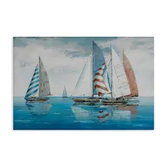 Stupell Industries Maritime Ocean Yachts Canvas Wall Art Design by Max Maxx