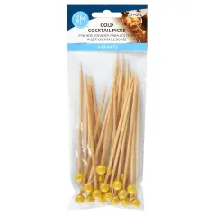 Gold Cocktail Picks Pack of 25