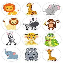 Jungle Animals Edible Cake Topper