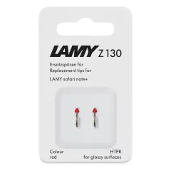 Lamy Safari Note+ Stylus Pen Replacement Tips - Red, Medium, Pkg of 2