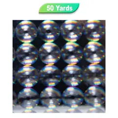 Creative Vinyl - Fantasy Holo Bubbles Film 24" 10 Silver Bubbles