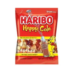 Haribo Gummi Happy Cola Cola Gummi Candy 5 oz, 12 Ct,