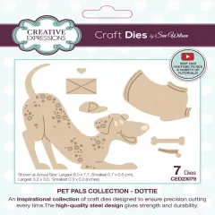 Creative Expressions Craft Die By Sue Wilson-Pet Pals Dottie
