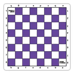 Bobby Fischer Tournament Roll Up Travel Chess Board - 20 inches - Mousepad Style