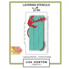 Lisa Horton Crafts Layering Stencils-Anchors Aweigh