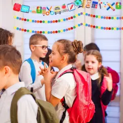 3 Pcs Colorful Felt Garland