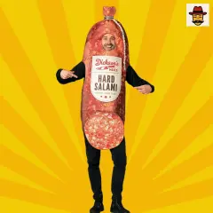 Adults Smoked Hard Salami Costume Funny Food Tunic for Halloween Parties