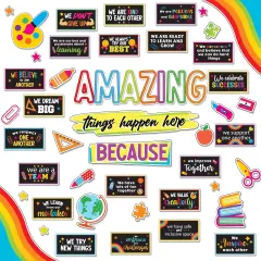 Amazing Things Happen Here Bulletin Board Set