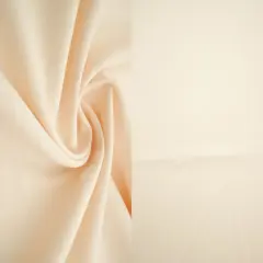 1 Yard Barbie Solid Knit Fabric, 57/58&Prime; Wide Polyester Spandex Blend BEIGE