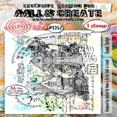 AALL And Create A6 Photopolymer Clear Stamp Set-Scenic Script