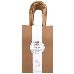 Angels Special Occasions 12 Pack Kraft Bag 8" x 5" - Natural Color