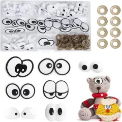 100pcs Safety Eyes for Amigurumi Crochet and DIY Clay Decor