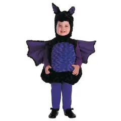 Toddler Bat Halloween Costume Black Wings Hooded Outfit Infant