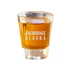 2oz Anchorage Alaska Shot Glass