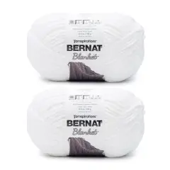 Bernat Blanket Big Ball Yarn 24 Pack-White
