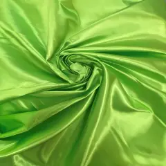 1 Yard Lime Bridal Satin Fabric 58/60 Inch Wide Shiny Polyester Cloth for Backdrops, Curtains & Garments