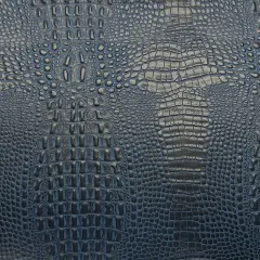 1 Yard Marine Gator Vinyl Fabric Waterproof Anti UV Outdoor Upholstery 54" Width Midnight Blue