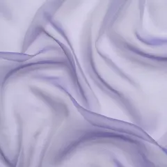 1 Yard Lavender and Silver Iridescent Chiffon-Like Silk Voile 54" Wide, Silk Lightweight Sheer Fabric