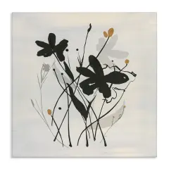 Stupell Industries Abstract Flower Squiggles Canvas Wall Art Design by Susan Jill