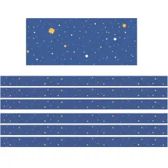 Once Upon A Dream Starry Night Deco Trim&reg;, 37 Feet Per Pack, 6 Packs