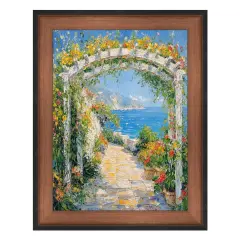 Vintage Brushed Rust Copper Black Picture Frame 32x48 frame