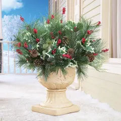 Collections Etc Pine and Berry Christmas Floral Picks
